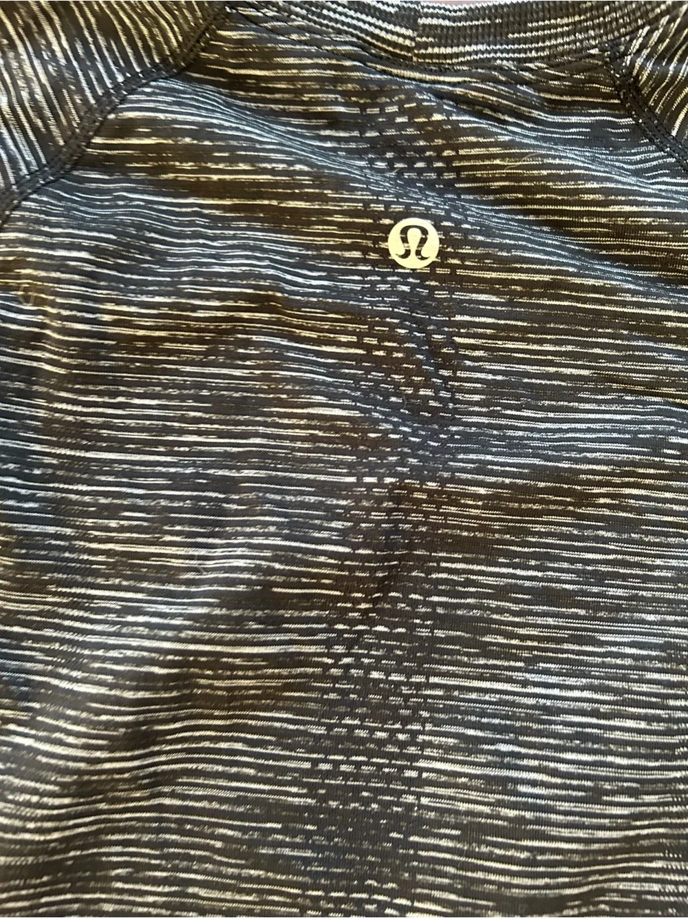 lululemon athletica Women’s Long Sleeve Seamless Top - Charcoal Heather size 6